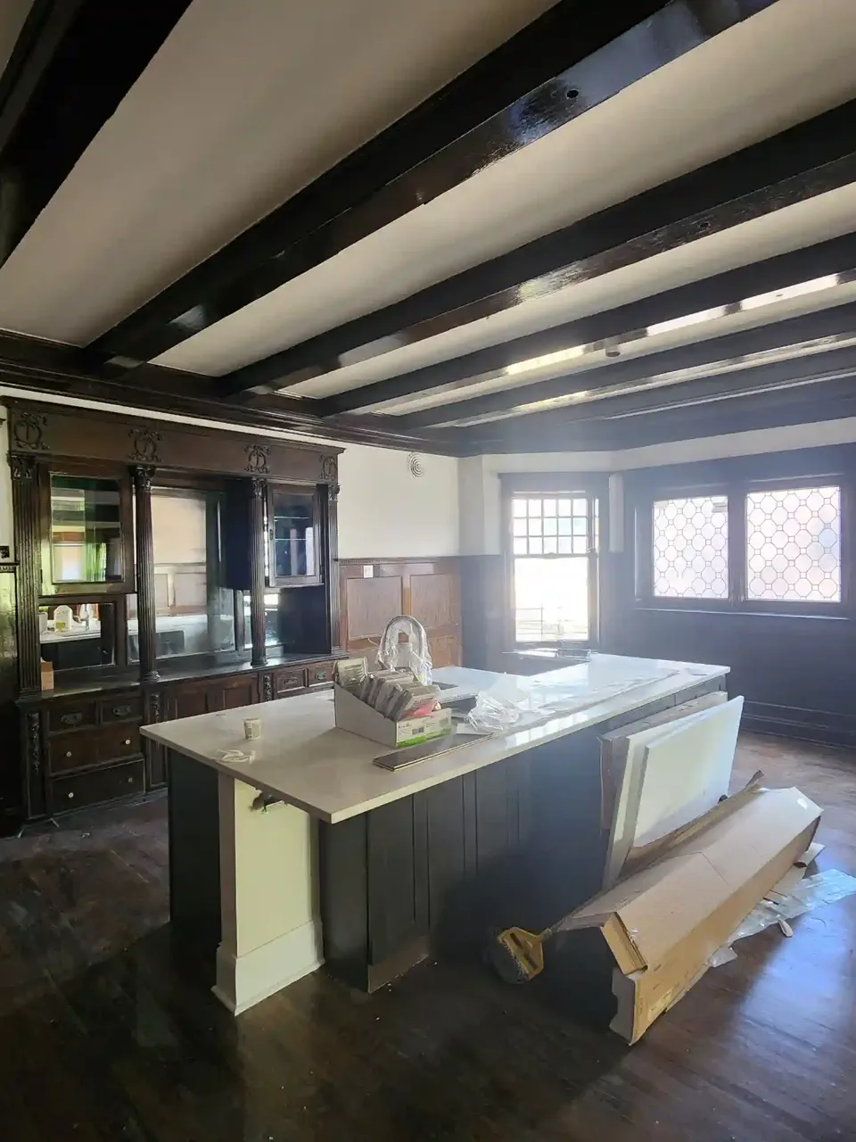 Signature Wallpaper Solutions historic home plaster wall preparation in San Antonio